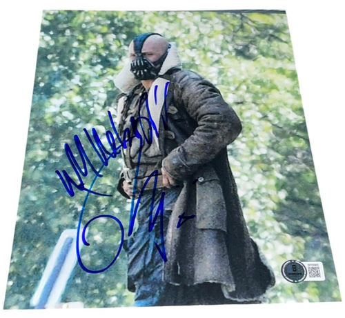 Tom Hardy Signed Autograph 8x10 Photo Authentic Dark Knight Rises Bane Beckett