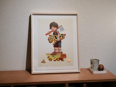 Haroshi x Jamese Jean 額装付き Haroshi x Jamese Jean