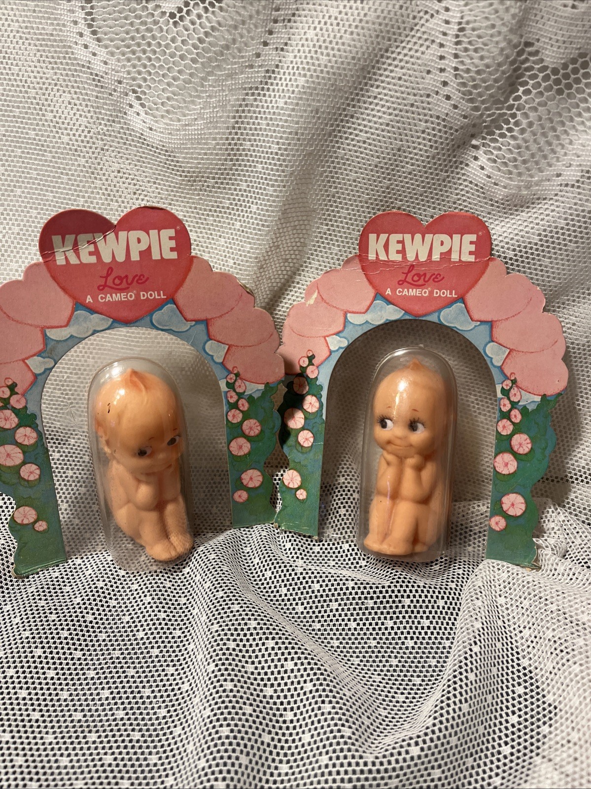 Vintage Amsco Kewpie Love Cameo Doll Wings 4&rdquo; Baby Cupid O