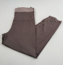Aerie Women Chill Play Move High Rise Fleece Lined Pocket Legging Brown M NWT