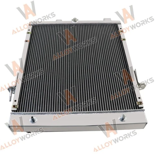 2 Row Aluminum Radiator For 1994-05 Chevy GMC Isuzu Truck Van W NPR NQR NRR US - Foto 7 di 10