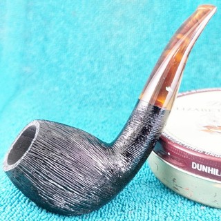 NEW UNSMOKED NEW! MOONSHINE 1/4 BENT TALL EGG FREEHAND AMERICAN Estate Pipe MINT