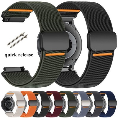 Magnet Nylon Armband für Amazfit GTR 4 3 Pro 42 47mm GTS 2 3 4 Mini BIP 5 6 S/U