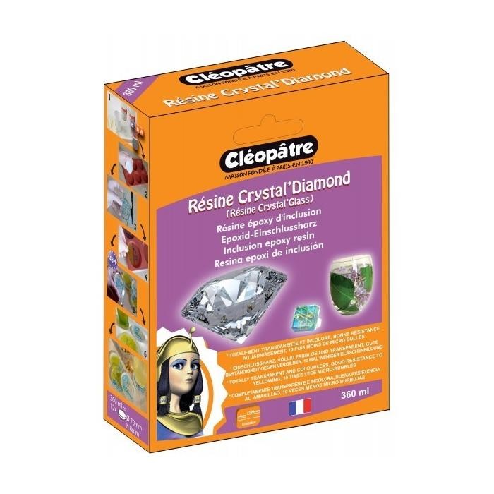 Résine Crystal'Diamond Cléopâtre 360 ml créations de bijoux DIY