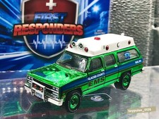 Greenlight 1/64 1991 Chevrolet Suburban Ambulance First Responders Green Machine