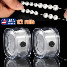 2  Elastic Stretch Beading Rope Line Cord Thread String DIY Bracelet 328ft USA