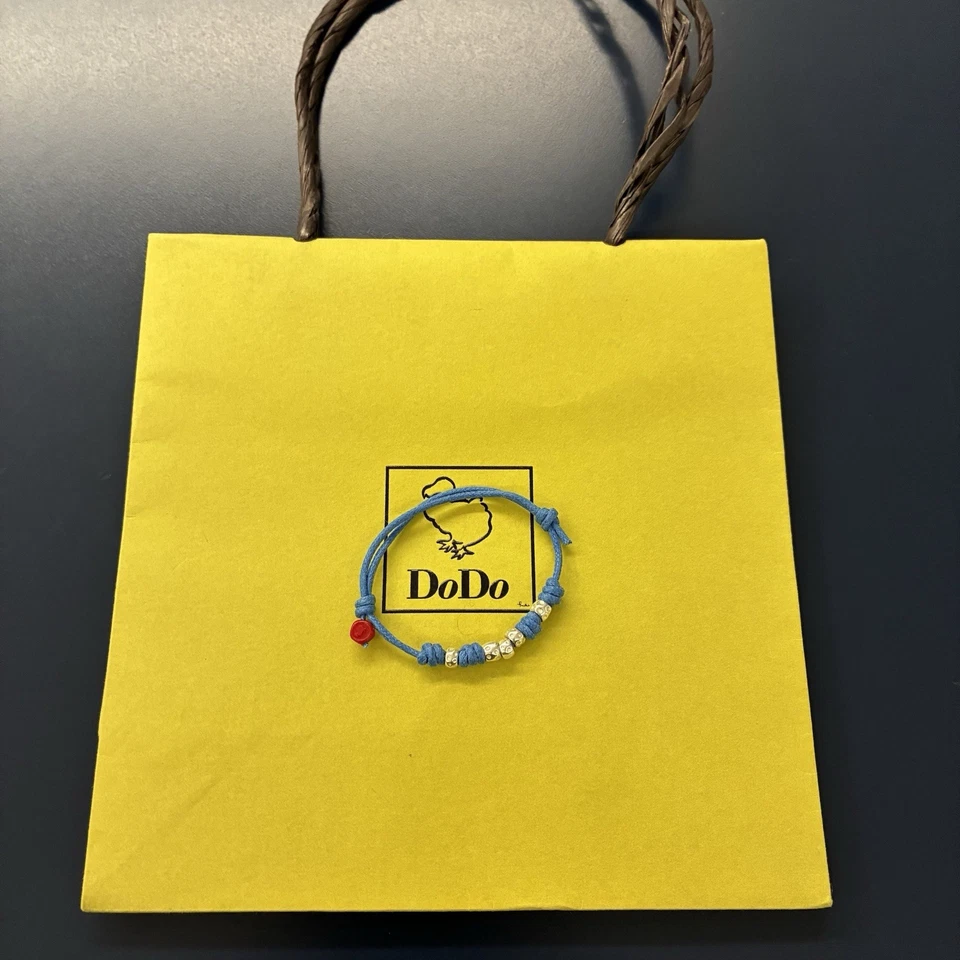 Dodo Pomellato Bracciale Verde Granelli Argento Sigillo Rosso 100Originale Unise - Immagine 4 di 4