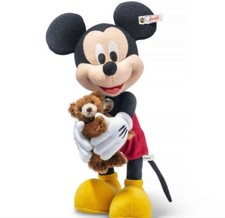 Disney D100 Mickey and Steiff collaboration stuffed toy 100th anniversary JPN