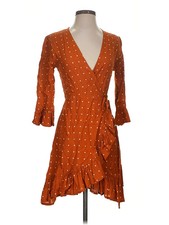 Faithfull the Brand Women Orange Cocktail Dress 2