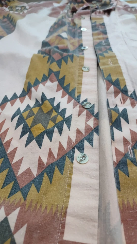 VTG Tom Taylor Western Cowboy Shirt Mens Size L Sleeve Button Up  - Image 2 of 4