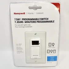 Honeywell 7-Day Programmable Light Switch Timer RPLS530A New Sealed