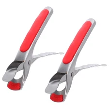 2pcs Anti-Scald Bowl Clip - Plate Gripper Tongs Hot Dish Clip - Heat-Resistant