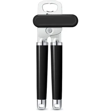 Heavy Duty Smooth Edge Manual Can Opener for Seniors with Comfort Grip Handheld