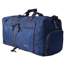 60L Foldable Travel Duffle Bags for Men Women Large Holdall Waterproof Overni...