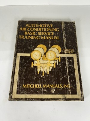 Mitchell Automotive Air Conditioning Basic Service Training Manual 1971 + Course