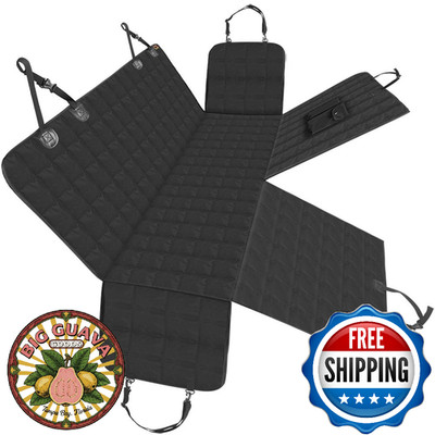 Bark Lover Dog Car Seat Covers Hammock for Cars Trucks SUV - Waterproof Pet Car 