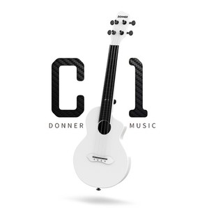 Donner C1 Ukule de fibre de carbone 23 Ukalele Ukelele Yakalee avec Gig Bag