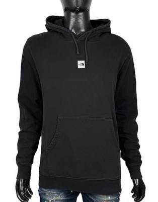 The North Face sweat-shirt homme taille M noir coton capuche logo porte-à-tête - Photo 1/4