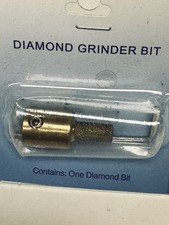 Stained Glass Supplies 1/4" Diamond Grinder Bit Standard Copper