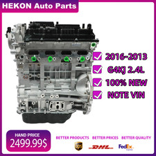 New G4KJ 2.4L Long Block Engine Assembly For 16-2023 Hyundai Sonata Kia Optima