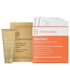 Dr Dennis Gross Alpha Beta Universal Daily Peel DermInfusions Serum Cream Set