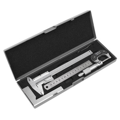 Sealey Messwerkzeug-Set 4-teilig Messschieber Mikrometer Vierkant AK91SET