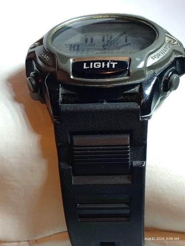 CASUO SBX 23 LARTS OR REPAIR A-DIGI WORLD TIME WATCH NEW BATTERY - Picture 3 of 7