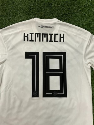 adidas Germany Men's Home Jersey 18/19 Legend Kimmich #18 - White