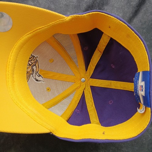 Cappello da baseball Minnesota Vikings Reebok NFL Equipment taglia aderente logo OSFA - Foto 9 di 12