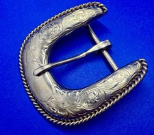 Vintage Replacement Ranger Buckle For Your 1.25" Belt - Blank Center To Engrave