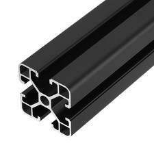 4PCS 500mm t Slot 4040 Aluminum Extrusion European Standard Black