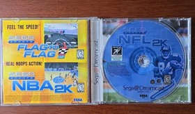 NFL 2K (Sega Dreamcast, 1999) Football Game CIB - VG Condition Fast Shipping