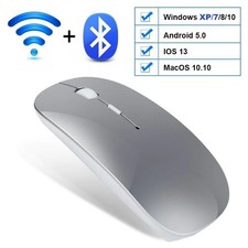 Rechargeable Bluetooth Mouse Wireless Mouse for Laptop/PC/MacBook Pro/Air/iPad