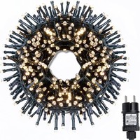 Led-Cluster-Lichterkette Strombetrieb Deko Warmweiß 500LED FüR Innen AußEn
