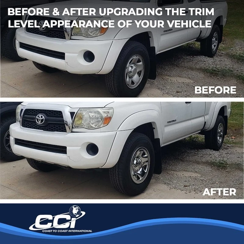 Cubiertas de rueda IMP68X, 16 pulgadas para Toyota Tacoma 2005-2023 cromadas Foto 4 de 4