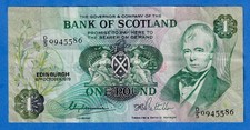 Scotland 1 Pound 1979 P-111d  RBS  Circulated  Note  D/5 0945586