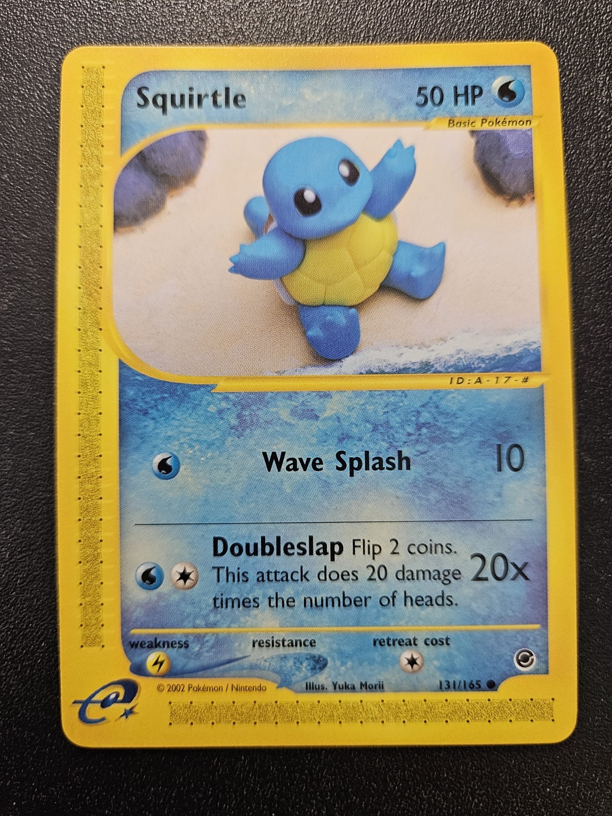 Pokemon Expedition Squirtle 131/165 NEAR MINT