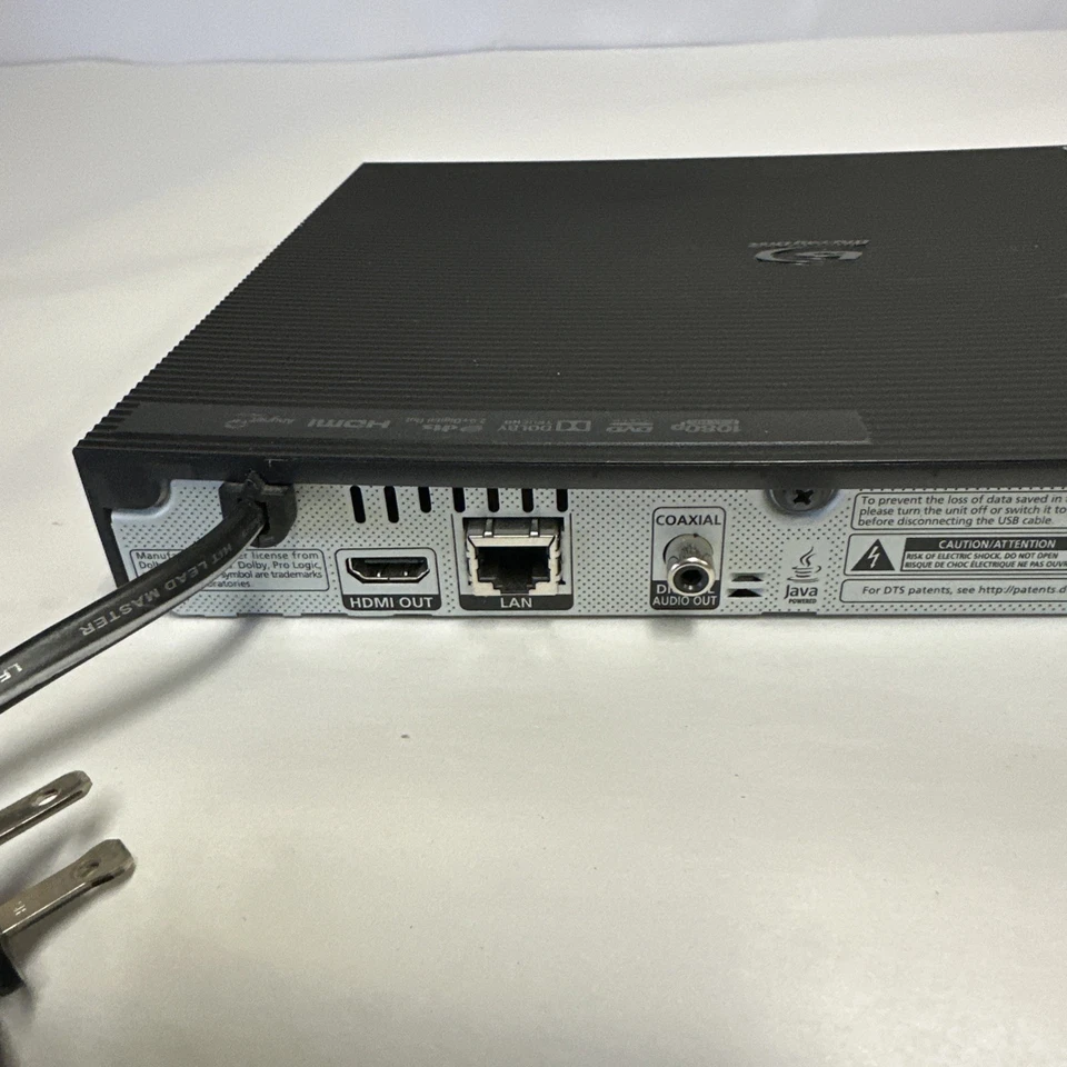 Reproductor de DVD Blu-ray Samsung BD-JM51 transmisión Wi-Fi HDMI sin control remoto probado funciona Foto 4 de 4