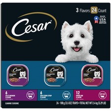 Filets In Gravy Variety Pack Wet Dog Food For Adult Dogs 3.5 Oz Tray 24 Pack 7.36 per gallon
