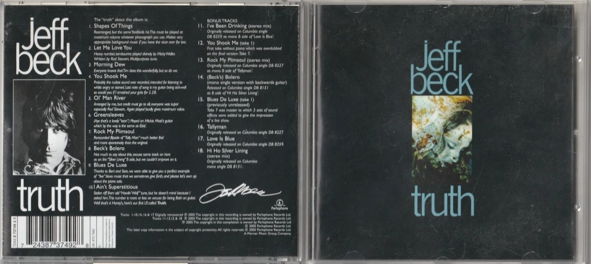 jeff beck truth products for sale | eBay UK