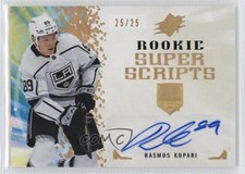 2021-22 SPx Rookie Superscripts Gold 25/25 Rasmus Kupari #RSS-RK Auto 0lb7