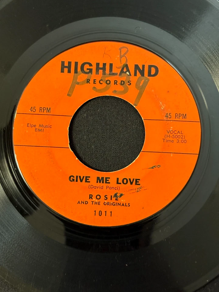  VINTAGE Lot Of 5 - 45 RPM RECORDS LOT Soul/R&B 1960's Doo Wop  - Image 4 of 4