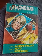 IL MONELLO 1972 n. 11 con 10 FIGURINE MOTO '72 storia Nicola Pietrangeli Tennis