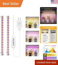 Grow Lights for Indoor Plants Full Spectrum, Grow Light Strips with Auto Time...