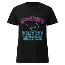 Doordash Delivery Service Neon Women’s Basic Softstyle T-shirt