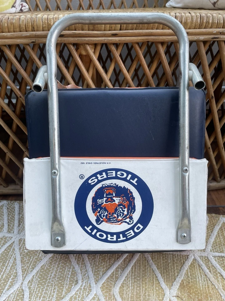 Vintage Small Stadium Folding Chair Detroit Tigers - Image 4 of 4