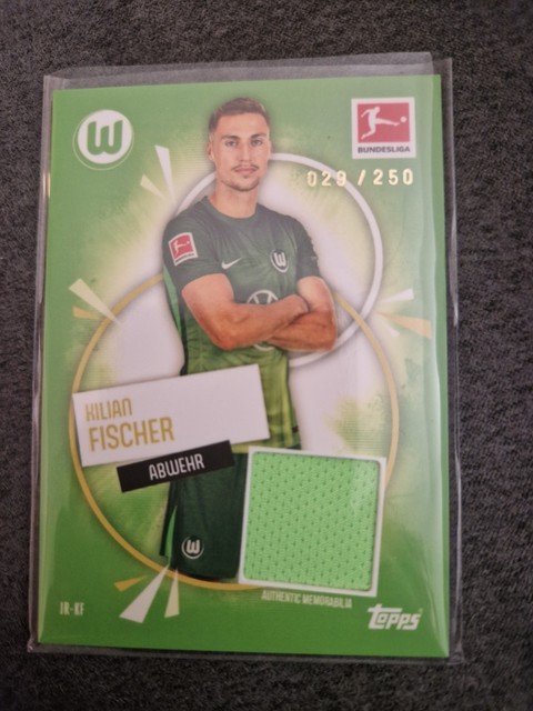 Topps Match Attax 2025/26 Bundesliga Relic Kilian Fischer VfL Wolfsburg – /250