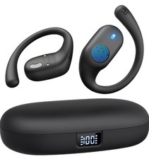 Open Ear Headphones, Bluetooth Headphones 5.3 Sports with Smart Digital Display