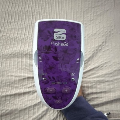 Silk'n Flash & Go IPL Hair Removal Device 100000 Flashes Corded White Purple