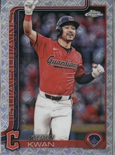 2025 Topps Chrome Logofractor Edition #202 Steven Kwan
